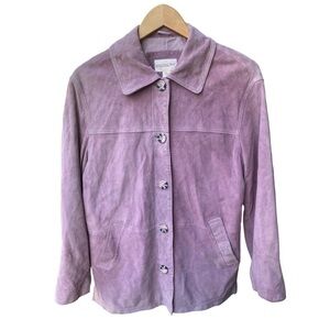 Monterey Bay Pink/Purple Leather Jacket I Size: S